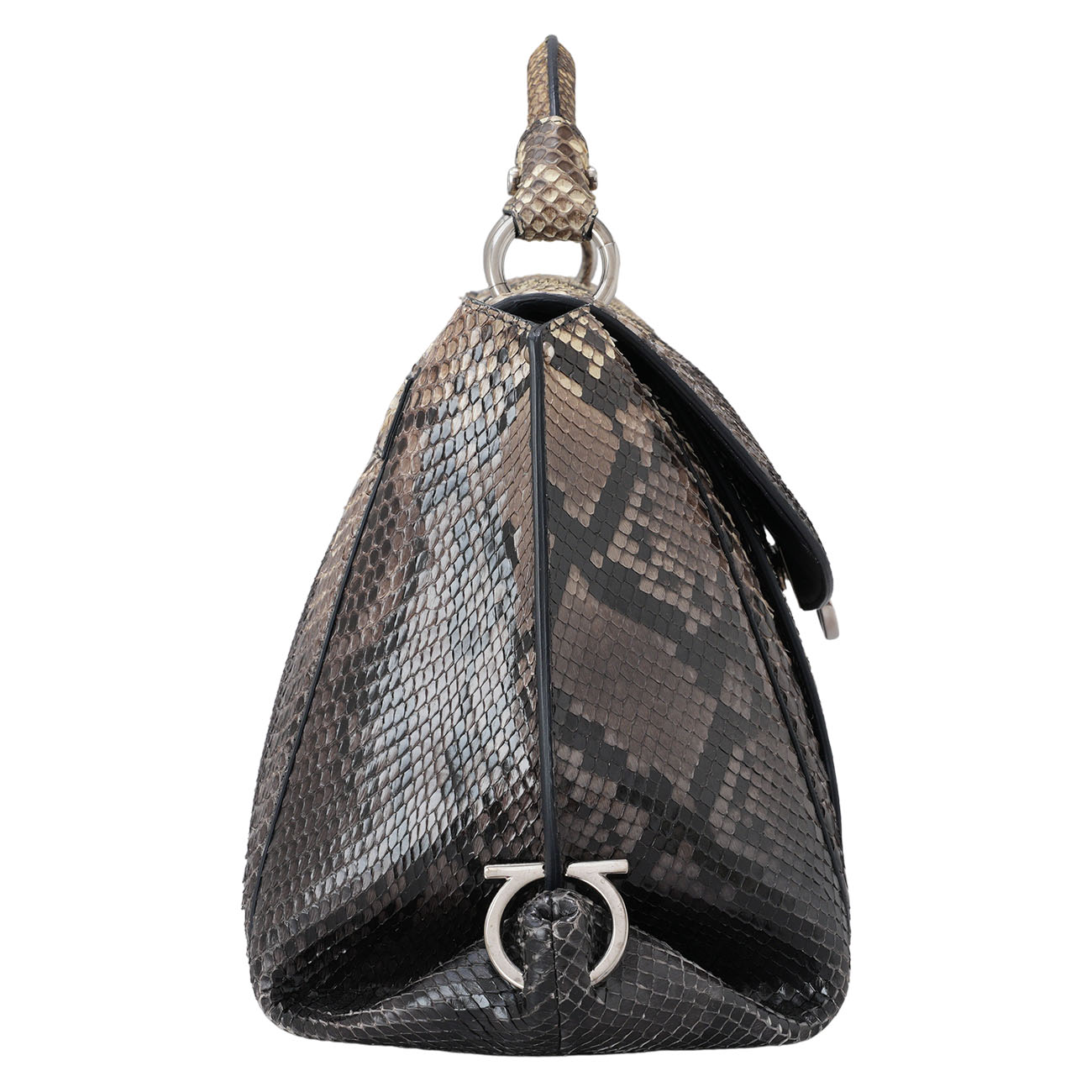 FERRAGAMO(USED)페레가모 소피아 파이톤 토트백